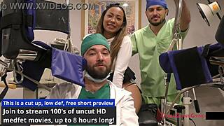 Melany Lopez gets IMMIGRATION PHYSICAL with TICKLING!