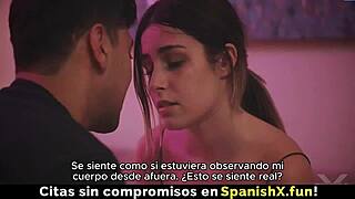 Brunette with hairy pussy gets wild in Spanish heat! So damn sexy, espanol!