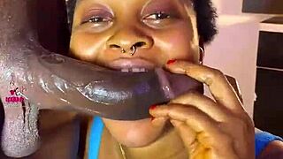 Are you into watching hairy black cock get sucked in pov?