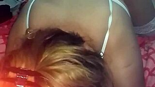 front camera recording of sex with a blonde in sexy lingerie