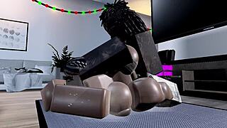 Ebony Black Thot Gets Big Ass Stretched By Monster BBC In Stretching Scene