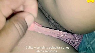 My wife's tasty little ass and bushy pussy get explored in this homemade story.