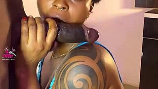 Are you into watching hairy black cock get sucked in pov?