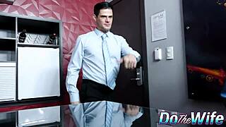 husband shares his sexy wife amanda borges with a black friend for a threesome