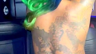 Ebony Slut Gets Sloppy with Big Cock in CLS 500