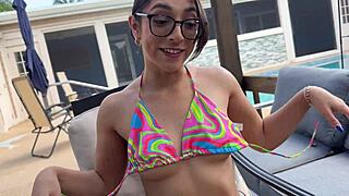 Outdoor Sex With Thick Latina Step Sister Madison Wilde In Household Fantasy With Scott Stark