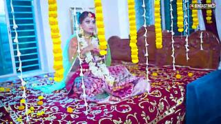 yo, check this wild gangbang suhagarat with indian wife and four husbands! 🔥