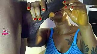 Are you into watching hairy black cock get sucked in pov?