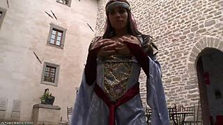 the princess in satin explores her enchanting world