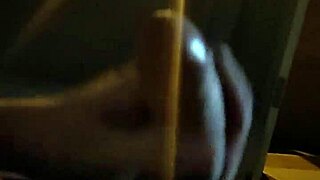 a guy jerks off at home and cums