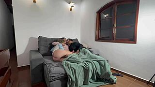 Wife Gets Fucked While Husband Watches In First Time Couple Scene