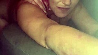 redhead hooker fucked bareback and filled with cum