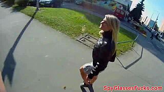 can you spot the real teen getting fucked outdoors on hidden cam?