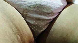 Mast desi indian wife receives big ass massage from sales boy at home