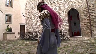 the princess in satin explores her enchanting world