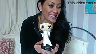 maxine x takes massive dildos in her horny cavity.