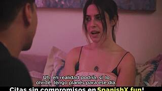 Brunette with hairy pussy gets wild in Spanish heat! So damn sexy, espanol!