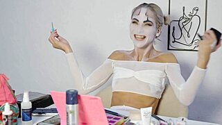 Harley Quinn Makeup Tutorial By Miss Daisy Diamond For Halloween
