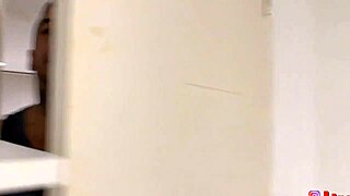 Caught spying on blonde in shower, and wow! 😏