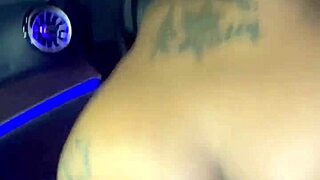 Ebony Slut Gets Sloppy with Big Cock in CLS 500