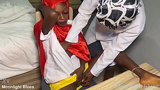 ebony petite 18+ student seduces teacher a day before christmas holiday vacation, but wait, i mean moaning homemade big black cock ass fun