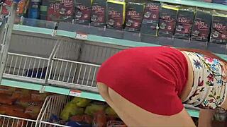 Wife Showing Off Without Panties in Public