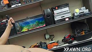 cute slut feels pleasure in rough amateur sex