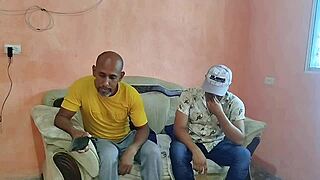 Latina husband pays debt using his wife's huge ass in homemade cuckold