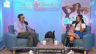 Gemma Leone hits 5 orgasms until legs shake on Juan Bustos podcast