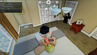 Beautiful bitch craves a hard fuck during the game