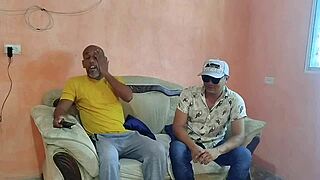 Latina husband pays debt using his wife's huge ass in homemade cuckold