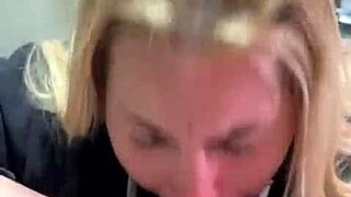 She begs for cum in the mouth sex scene.