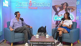 Gemma Leone hits 5 orgasms until legs shake on Juan Bustos podcast