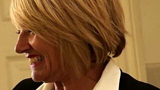 Busty milf Amy says, Dominate me, Pascal White, with face fucking and cum in mouth.