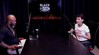 Annie Clementine in vampire fetish scene.