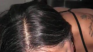 Mother-in-law enjoys oral sex.