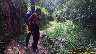 Sex addicted wife craves hardcore fucking by the stream