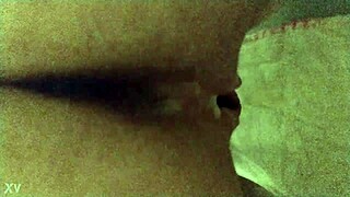 Husband enjoys wife's naughty ass in retro film