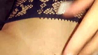 Graceful elegant milf rides cock in homemade anal and pussy sex scene.
