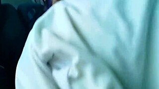 blowjob and fucking with creampie on public bus