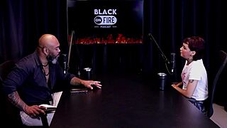 Annie Clementine in vampire fetish scene.