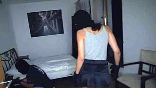 Damn, Latino Couple Sneaks In and Bangs Hard!