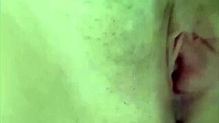 Blonde Boldly Displays Her Pink Vagina In Intense Close-Up