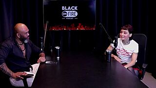 Annie Clementine in vampire fetish scene.