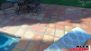 Kinky Milf Shay Sights Gets Raw Love Next to Pool with Big Natural Tits