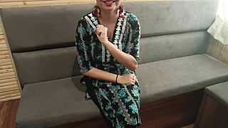 Jija Ji Seduced by Saali's Sexy Curves, Pounding Her Tight Pussy and Big Ass with Hindi Audio