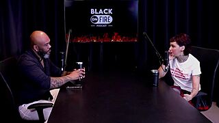 Annie Clementine in vampire fetish scene.