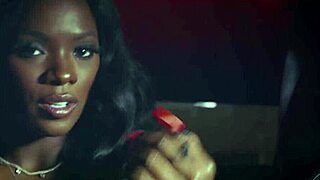 Ana Foxxx strips in SUV?