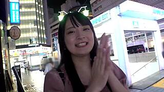 Japanese Black-Haired Beauty Rides Hard in Homemade Clip