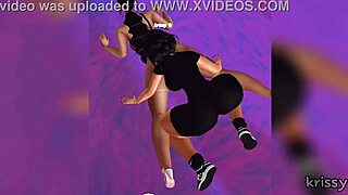 Latina shemale fucks ebony virgin in sexy scene 😍
